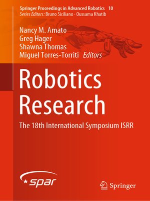cover image of Robotics Research
